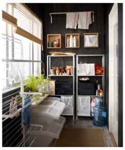 Alternative view of Shelving unit, in/outdoor, 60x27x140 cm