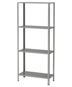 Shelving unit, in/outdoor, 60x27x140 cm