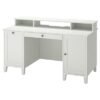 Desk with add-on unit, white
