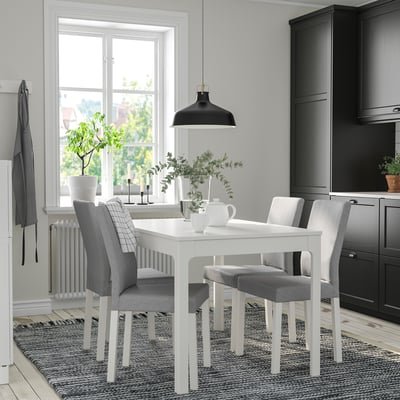 Chair, white/Knisa light grey - Image 2