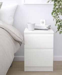 Alternative view of Chest of 2 drawers, white, 35x49 cm