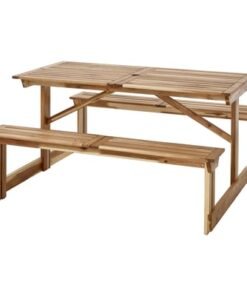 Picnic table, acacia outdoor