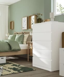 Alternative view of Chest of 6 drawers, white, 80x123 cm