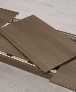 Alternative view of Extendable table, brown, 220/270x95 cm