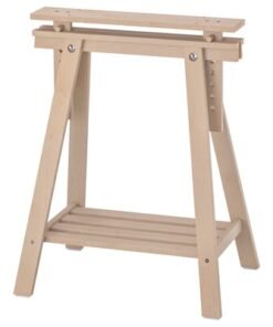 Trestle, birch, 58x70/93 cm