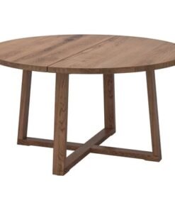 Table, oak veneer brown stained, 145 cm