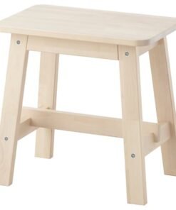 Stool, birch, 45 cm