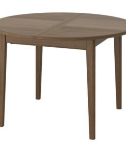 Extendable table, brown beech/veneer, 115/170 cm