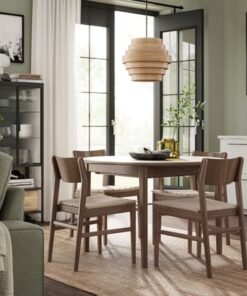 Alternative view of Extendable table, brown beech/veneer, 115/170 cm