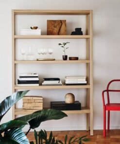 Alternative view of Shelving unit, oak veneer, 120x40x188 cm