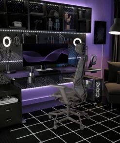 Alternative view of Gaming chair, dark grey/grey