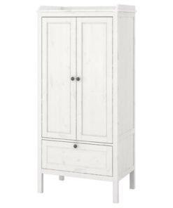 Wardrobe, white, 80x50x171 cm