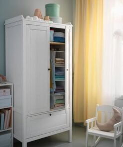 Alternative view of Wardrobe, white, 80x50x171 cm