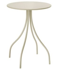 Side table, in/outdoor/light grey-beige, 46 cm