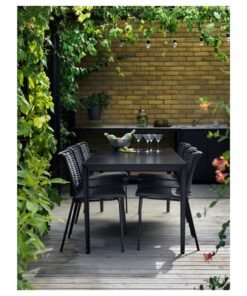 Alternative view of Table, outdoor, dark grey/black, 216x86 cm