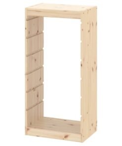 Frame, light white stained pine, 44x91 cm