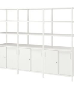 Cabinet combination, white, 240x180 cm