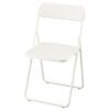 Folding chair, white