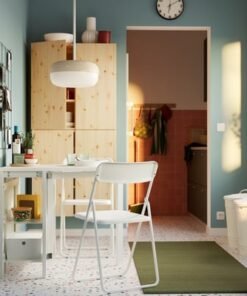 Alternative view of Folding chair, white