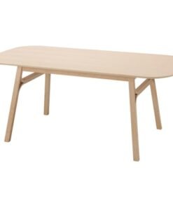 Dining table, light bamboo, 180x90 cm